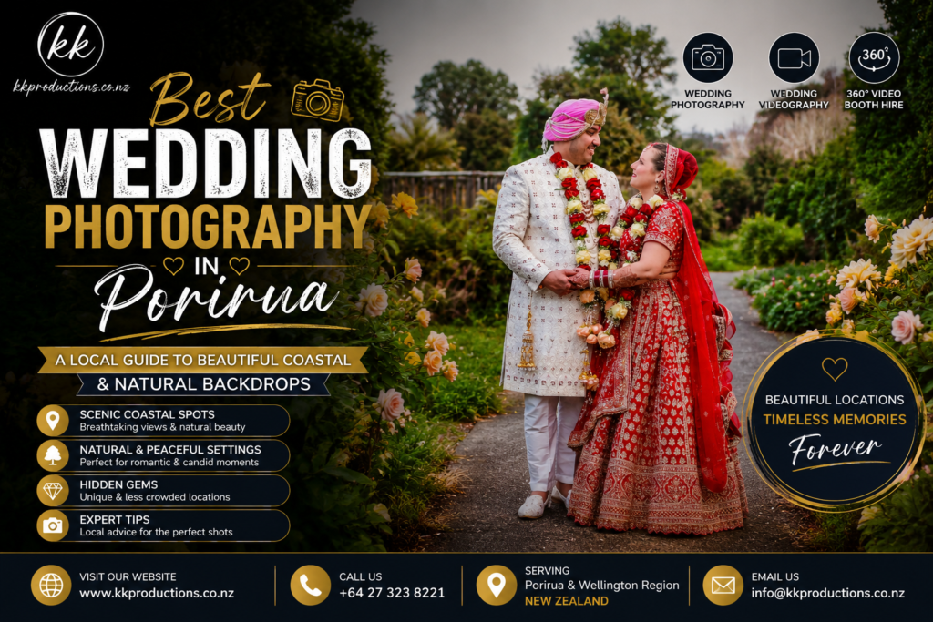 Best wedding photography in Porirua featuring an Indian wedding couple in a beautiful garden setting